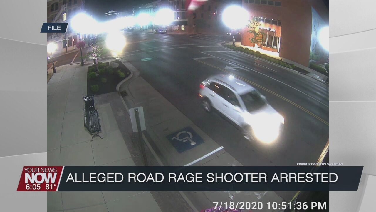 Alleged shooter arrested from Saturday's road rage incident